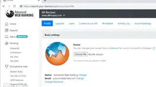 Advanced Web Ranking screenshot