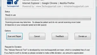 Adware Removal Tool screenshot