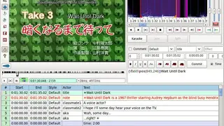 Aegisub screenshot
