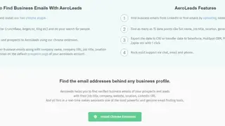 AeroLeads screenshot