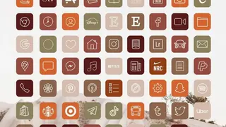 Aesthetic app icons screenshot