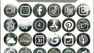 Aesthetic app icons screenshot