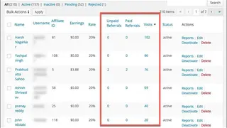 AffiliateWP screenshot