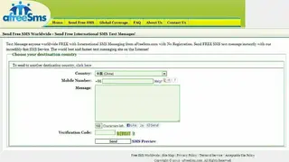 AFreeSMS screenshot