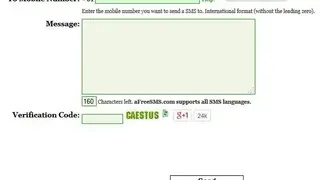 AFreeSMS screenshot