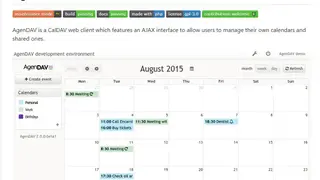 AgenDAV screenshot