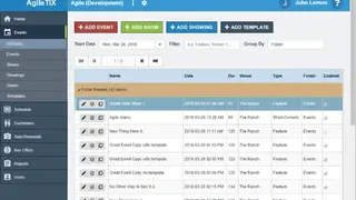 Agile Ticketing screenshot