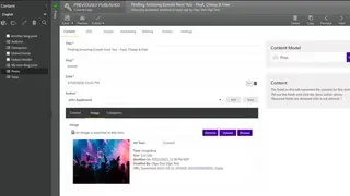 Agility CMS screenshot