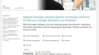 Agilysys screenshot