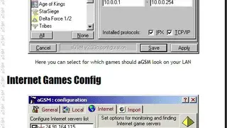 aGSM screenshot