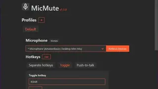AHK MicMute screenshot
