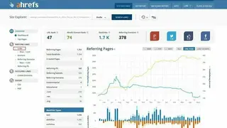 Ahrefs screenshot