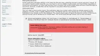 Aigaion Reference Management System screenshot