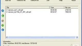 AimOne MP4 Cutter & Joiner screenshot