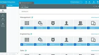 AirWatch Mobile Device Management screenshot