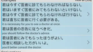 Akebi Japanese dictionary screenshot