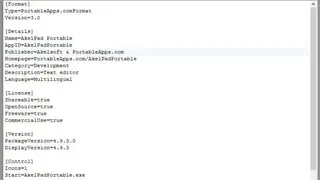 AkelPad screenshot