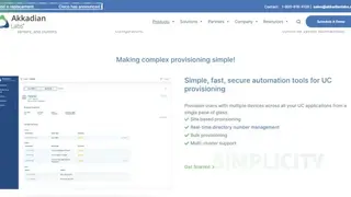 Akkadian Provisioning Manager screenshot