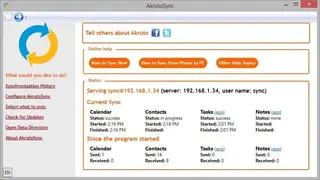 AkrutoSync screenshot