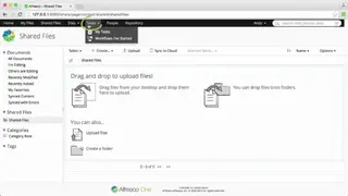 Alfresco screenshot
