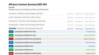 Alfresco Content Services screenshot