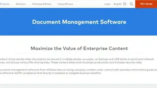 Alfresco Document Management System screenshot
