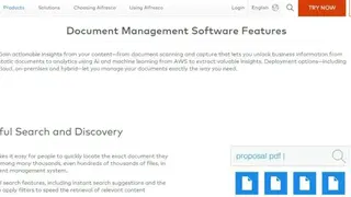 Alfresco Document Management System screenshot