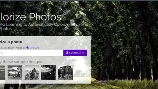 Algorithmia Colorize Photos screenshot