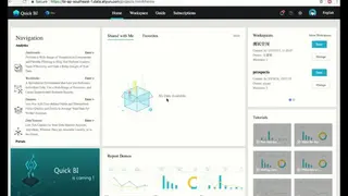 Alibaba Quick BI screenshot
