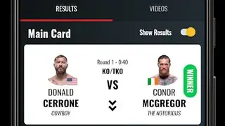 All MMA screenshot