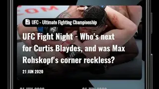 All MMA screenshot