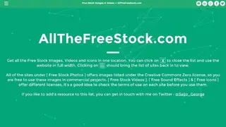 All The Free Stock screenshot
