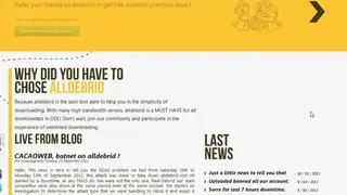 Alldebrid screenshot