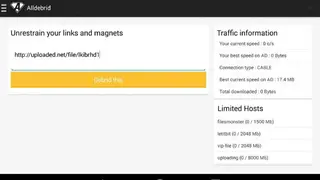 Alldebrid screenshot