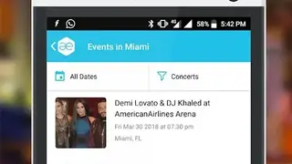 Allevents screenshot