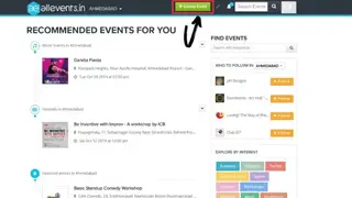 Allevents screenshot
