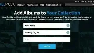 AllMusic screenshot