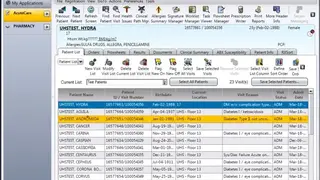 Allscripts Sunrise EHR screenshot
