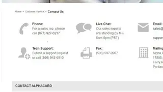 Alpha Card Services screenshot