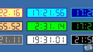 Alpha clock screenshot