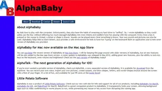AlphaBaby screenshot