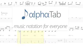AlphaTab screenshot