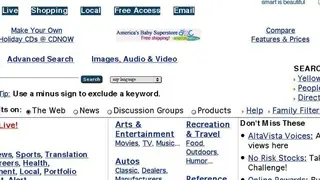 AltaVista screenshot
