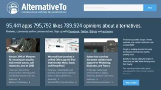 AlternativeTo screenshot