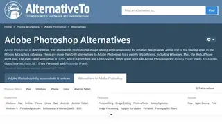 AlternativeTo screenshot