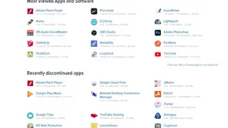 AlternativeTo screenshot