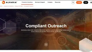 Alvaria Compliant Outreach (Noble Systems) screenshot