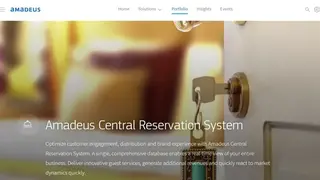 Amadeus Central Reservations System screenshot