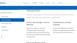 Amadeus Sales & Event Management screenshot