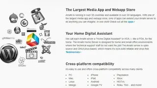 Amahi Home Server screenshot